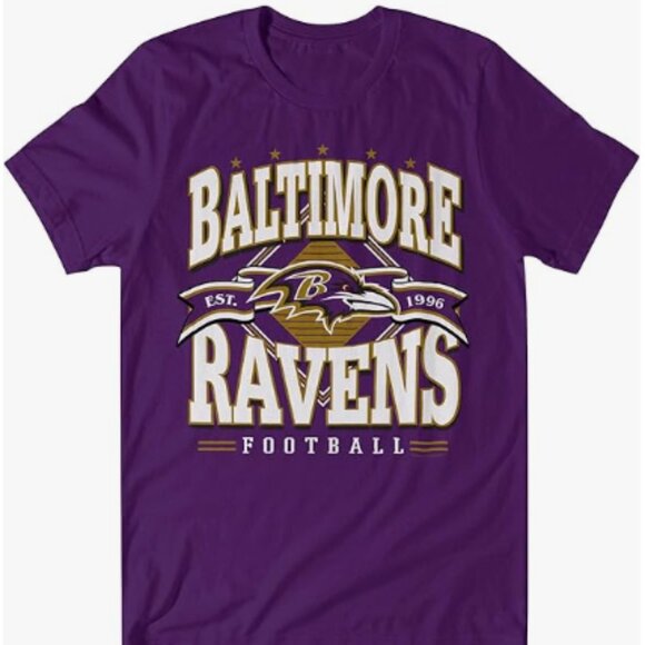 Baltimore Ravens Football Sweatshirt, Baltimore Ravens Football Shirt Tee - Picture 2 of 2
